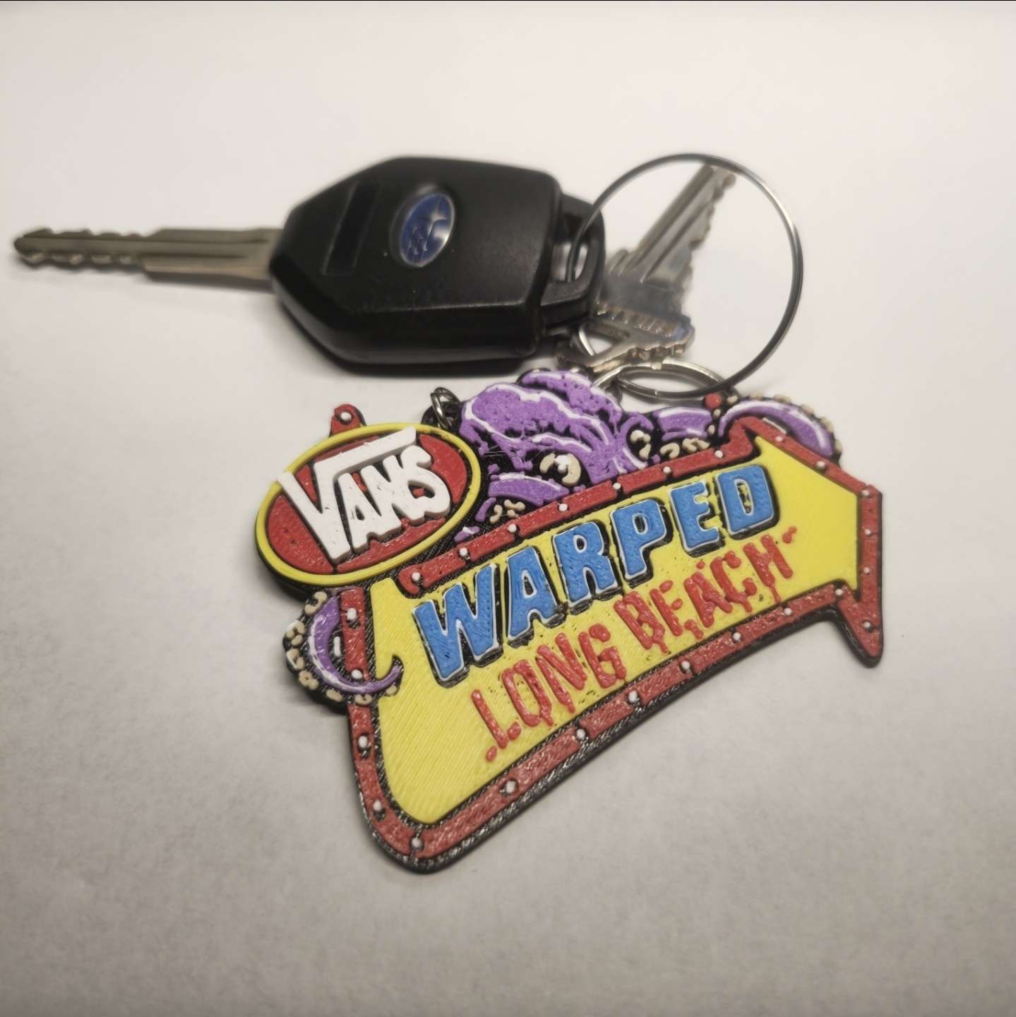 Warped Tour Long Beach Octopus Keychain