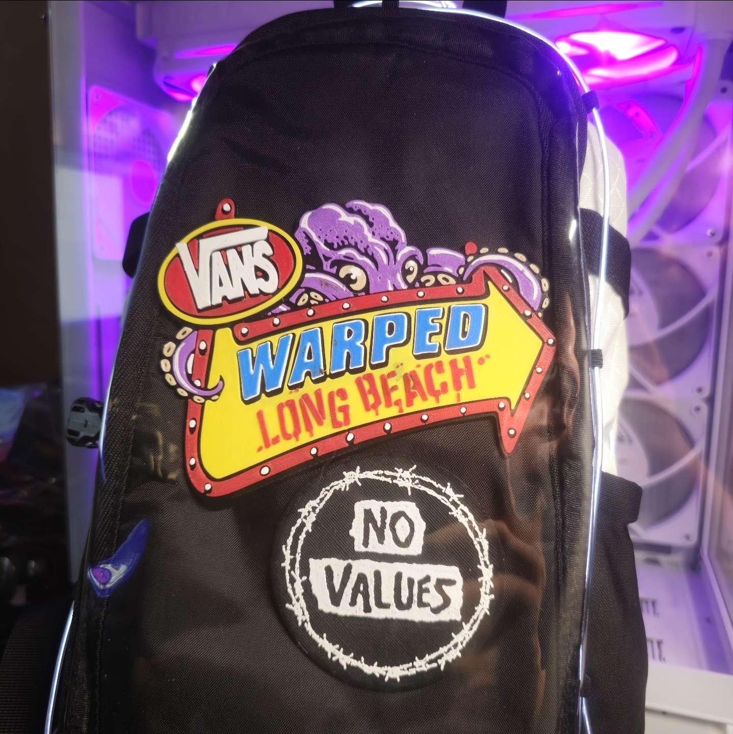 Warped Tour 2025 Long Beach Octopus Pin | Large 130mm